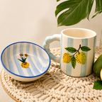 Sorbet Bowl & Lemon Twist Cup Set