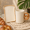 Pretzel Cup & Toast Plate Set