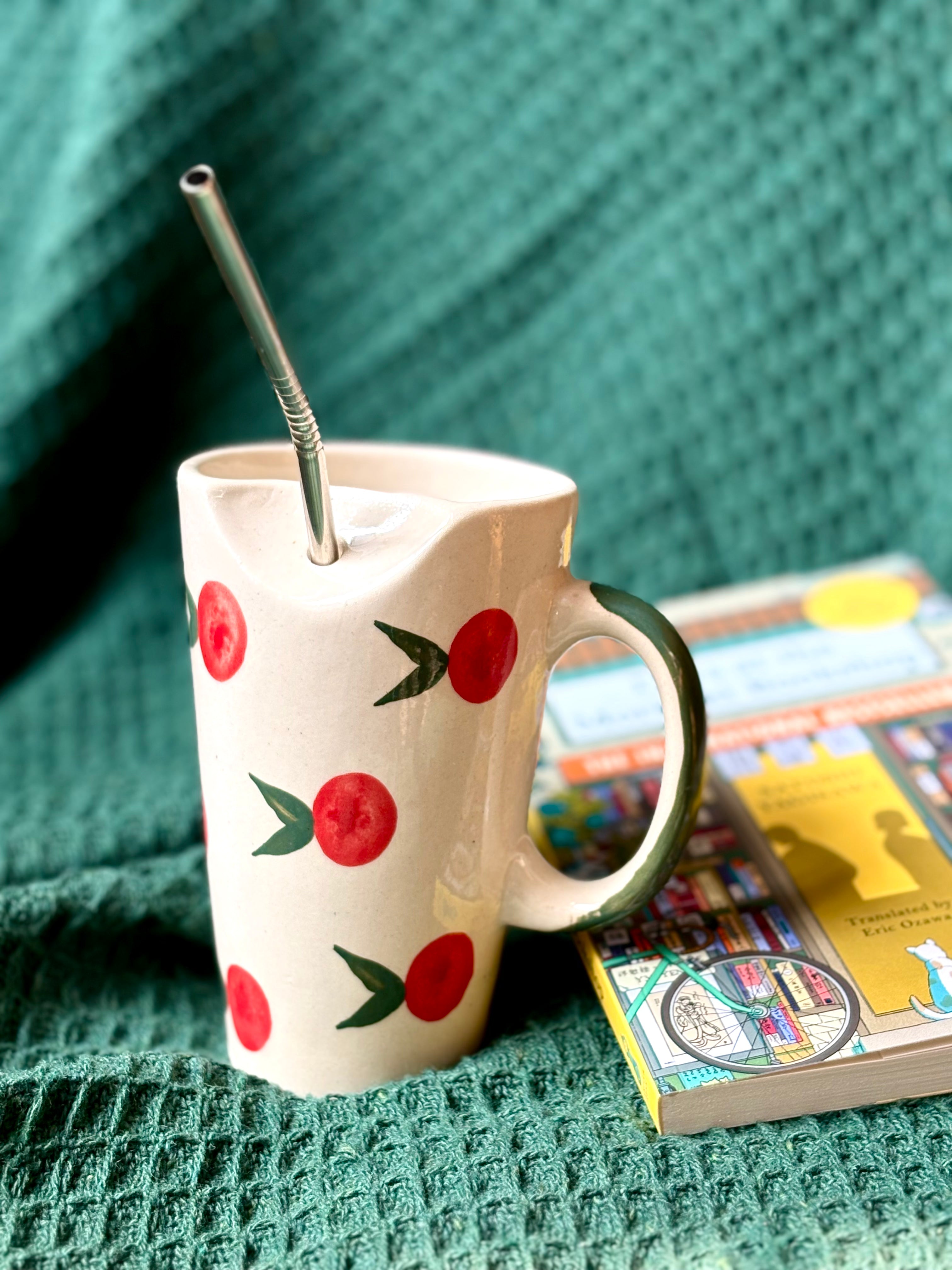 Cherry Pop Sipper (with Steel Straw)