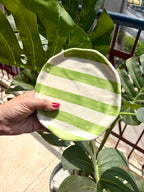 Gingham Cup & Striped Plates Sets